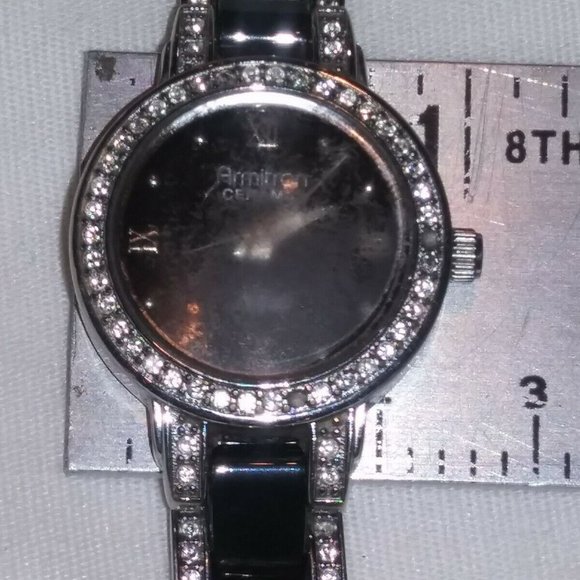 ARMITRON NOW LADIES WRISTWATCH WITH DIAMOND CHIPS CA 00609 main image 3